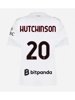 Ženski Nogometna dresi replika AC Milan Omari Hutchinson #20 Gostujoči 2026-27 Kratek rokav Ženski Nogometna dresi replika AC Milan Omari Hutchinson #20 Gostujoči 2026-27 Kratek rokav